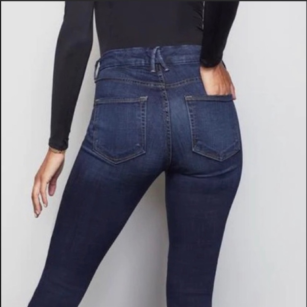 Good American Good Legs Skinny Jeans size 00/24 - Picture 3 of 16
